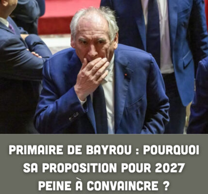 Primaire de Bayrou : pourquoi sa proposition pour 2027 peine à convaincre ?