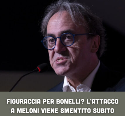 Figuraccia per Bonelli? L’attacco a Meloni viene smentito subito