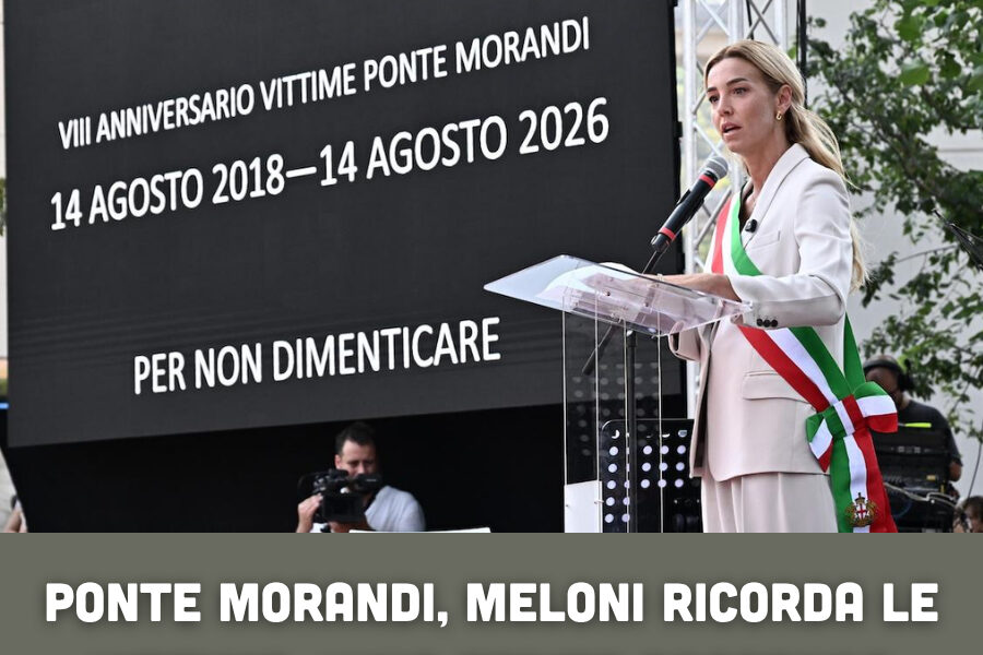 Ponte Morandi, Meloni ricorda le vittime: “Una ferita profonda per Genova e l’Italia”