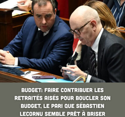 Budget: Faire contribuer les retraités aisés pour boucler son budget, le pari que Sébastien Lecornu semble prêt à briser