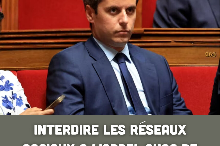 Interdire les réseaux sociaux ? L’appel choc de Gabriel Attal à Macron