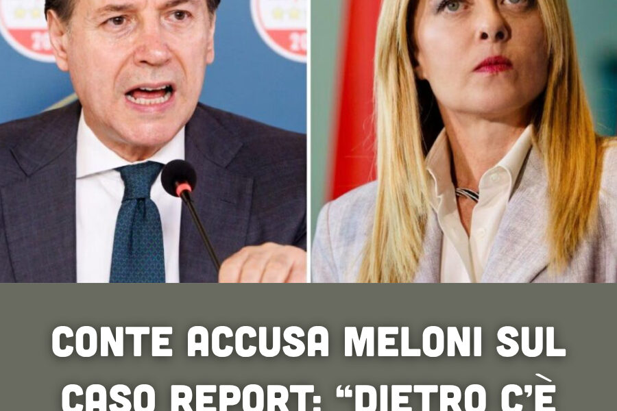 Conte accusa Meloni sul caso Report: “Dietro c’è un piano preciso?”