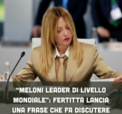 “Meloni leader di livello mondiale”: Fertitta lancia una frase che fa discutere