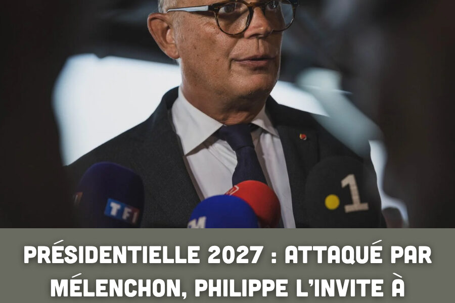 Présidentielle 2027 : attaqué par Mélenchon, Philippe l’invite à venir constater la « crise migratoire » à Mayotte