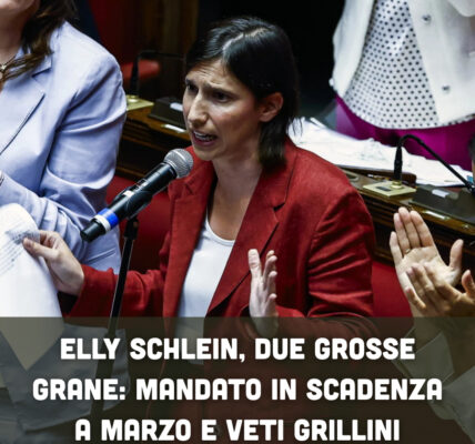 Elly Schlein, due grosse grane: mandato in scadenza a marzo e veti grillini