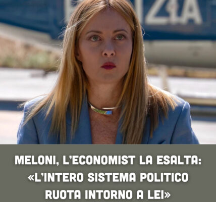 Meloni, l’Economist la esalta: «L’intero sistema politico ruota intorno a lei»