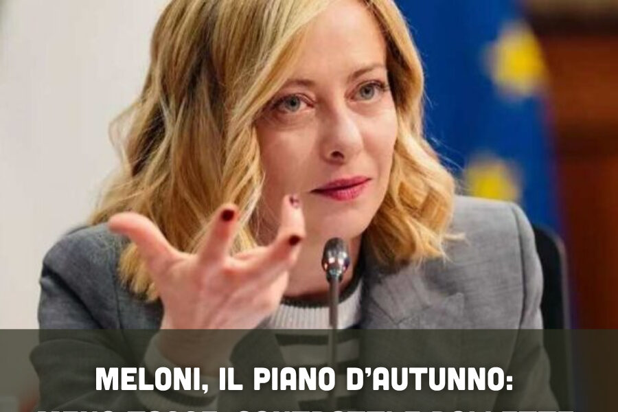 Meloni, il piano d’autunno: meno tasse, contratti e bollette. Poi la svolta sul nucleare