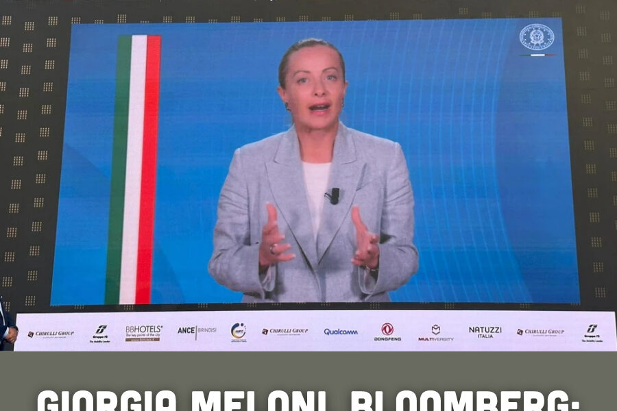 Giorgia Meloni, Bloomberg: «Entra nei libri di storia»