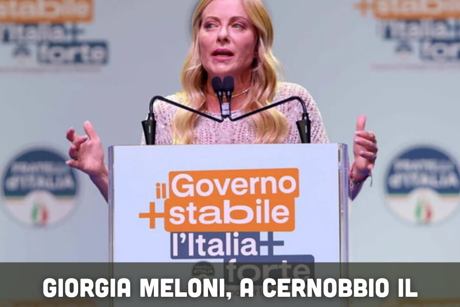 Giorgia Meloni, a Cernobbio il sondaggio che esalta la premier e boccia le opposizioni