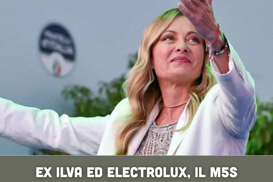 Ex Ilva ed Electrolux, il M5S attacca Meloni: «Metta via i flute e dia risposte ai lavoratori»