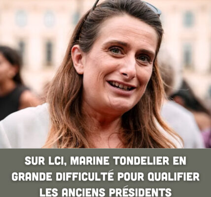 Sur LCI, Marine Tondelier en grande difficulté pour qualifier les anciens présidents