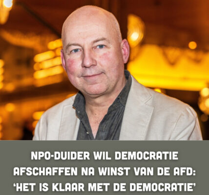 NPO-duider wil democratie afschaffen na winst van de AfD: ‘Het is klaar met de democratie’