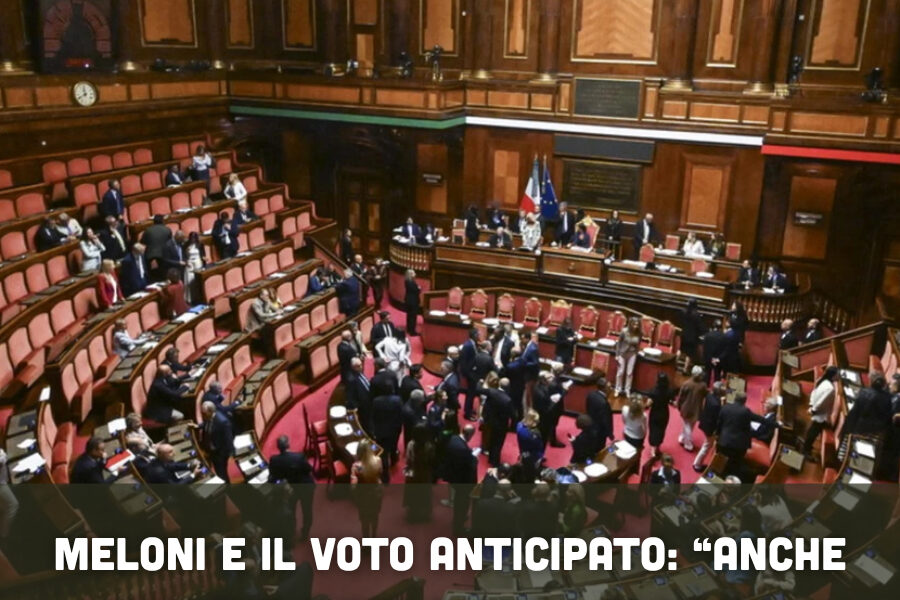 Meloni e il voto anticipato: “Anche qualche mese prima”. Cosa sta emergendo da Palazzo Madama?