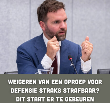 Weigeren van een oproep voor Defensie straks strafbaar? Dit staat er te gebeuren