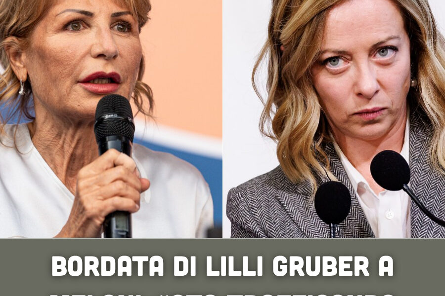 Bordata di Lilli Gruber a Meloni: “Sta trafficando per salvare se stessa”
