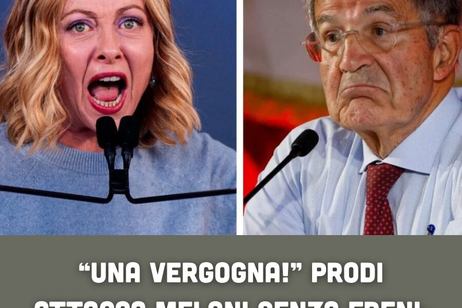 “Una vergogna!” Prodi attacca Meloni senza freni: ma lo ha detto davvero?