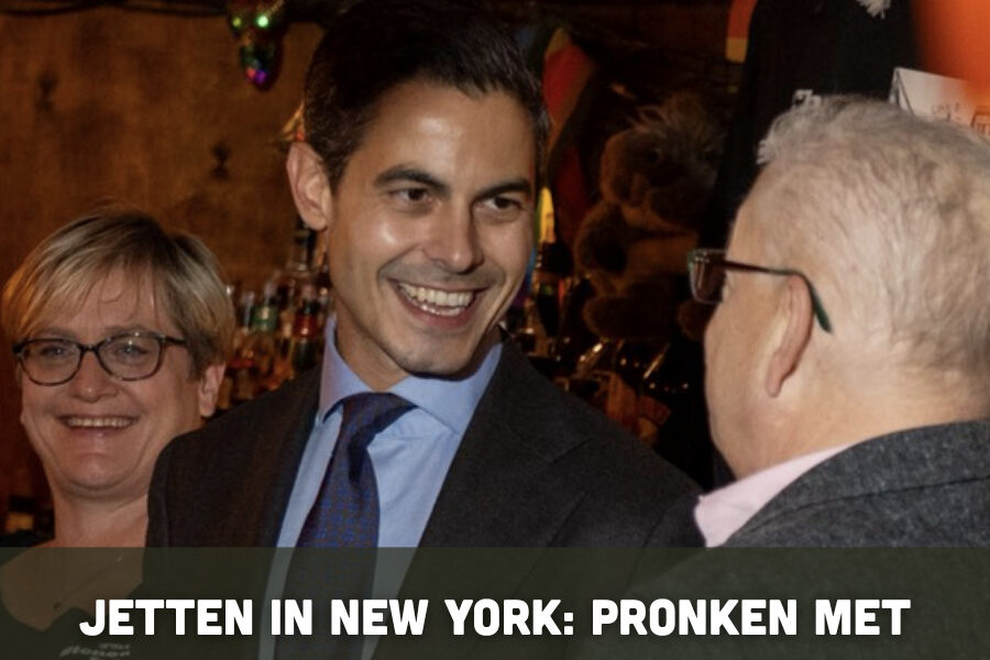 Jetten in New York: pronken met een gaybar terwijl steun voor de begroting nog onzeker is