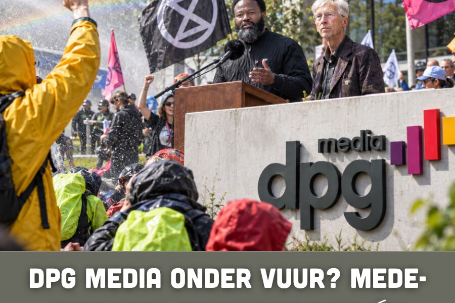 DPG Media onder vuur? Mede-eigenaar financiert XR én Kick Out Zwarte Piet