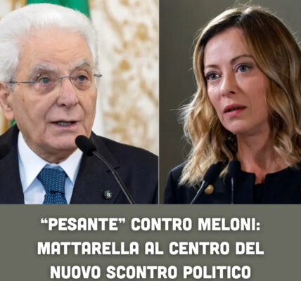 “Pesante” contro Meloni: Mattarella al centro del nuovo scontro politico