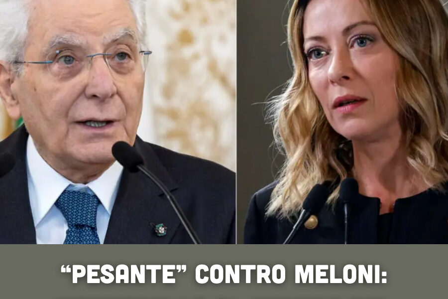 “Pesante” contro Meloni: Mattarella al centro del nuovo scontro politico