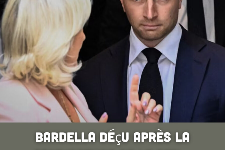Bardella déçu après la candidature de Le Pen : « Quand ça va mal, ça se voit »
