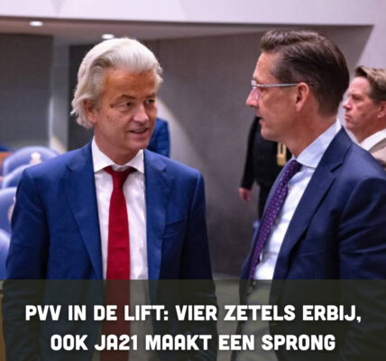 PVV in de lift: vier zetels erbij, ook JA21 maakt een sprong
