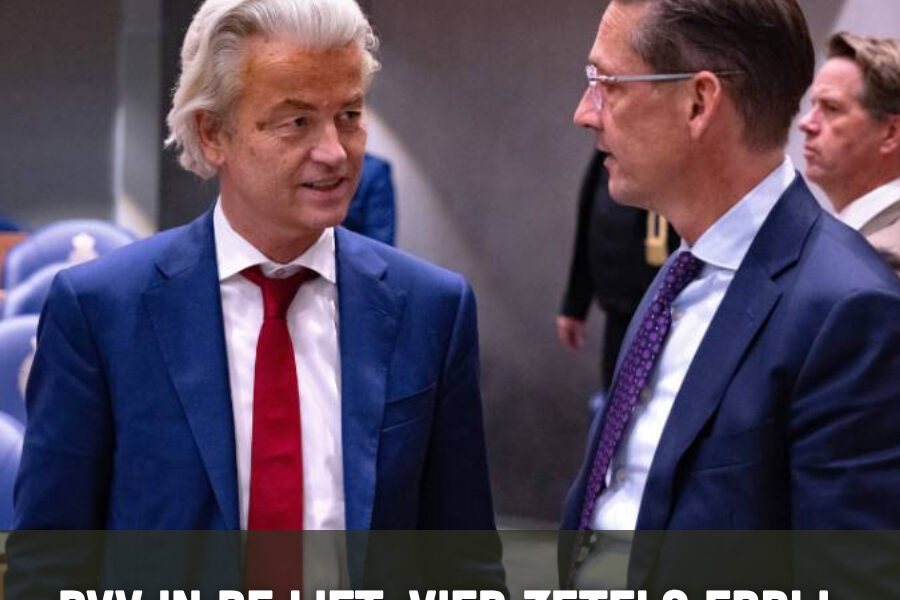 PVV in de lift: vier zetels erbij, ook JA21 maakt een sprong